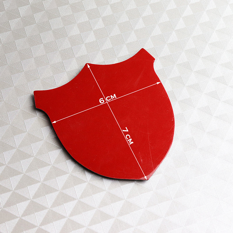 Honda Silver 3D Carbon Fiber Emblem Sticker x2 - Image 3