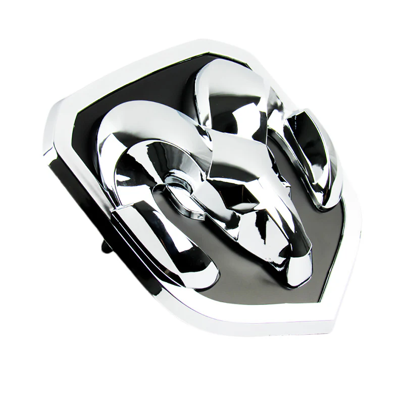 Hood Head Grille Lid Black and Silver Red Emblem Badge for 2013-2018 Dodge Ram 1500 2500 3500 - Image 5