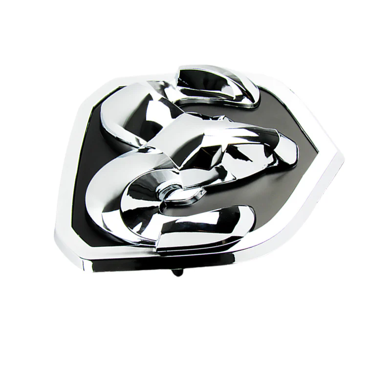 Hood Head Grille Lid Black and Silver Red Emblem Badge for 2013-2018 Dodge Ram 1500 2500 3500 - Image 6
