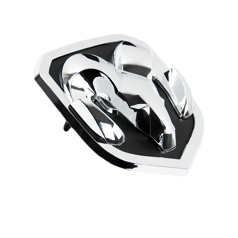 Hood Head Grille Lid Black and Silver Red Emblem Badge for 2013-2018 Dodge Ram 1500 2500 3500 - Image 7