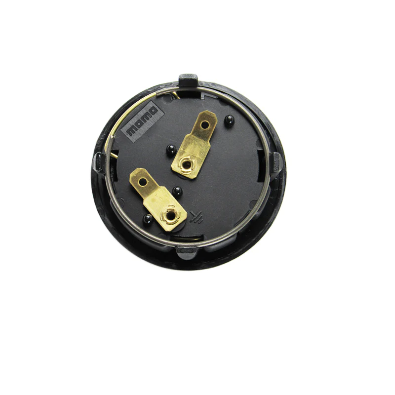 JAGUAR Black / Silver Horn Button fits MOMO RAID NRG Steering Wheel Racing New - Image 3