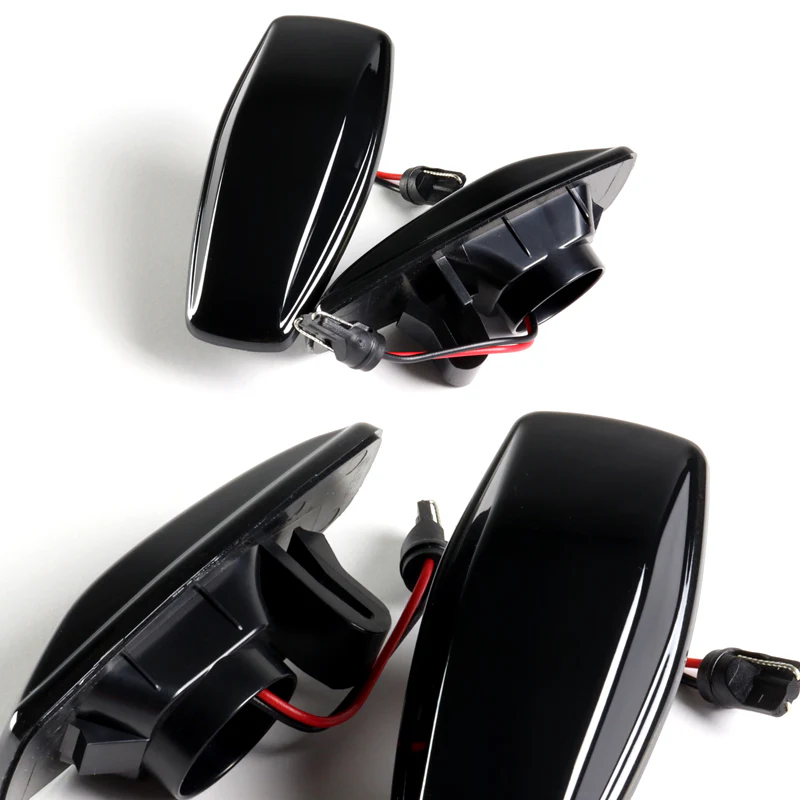 Hyundai Tucson / Tiburon / Sonata / Elantra Amber LED Turn Signal Front Side Marker Lights -Smoked Lens - Image 4