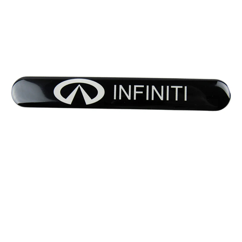 INFINITI Black Car Door Rear Trunk Side Fenders Bumper Badge Scratch Guard Sticker New 2 pcs - Image 6