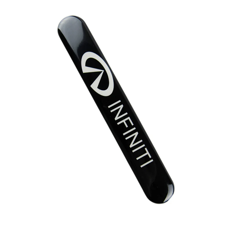 INFINITI Black Car Door Rear Trunk Side Fenders Bumper Badge Scratch Guard Sticker New 4 pcs - Image 7
