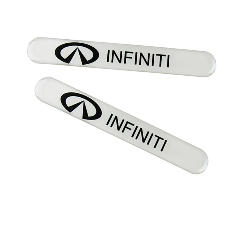 INFINITI Set LOGO Emblems with Black Keychain Tire Wheel Valves Air Caps - US SELLER - Image 4