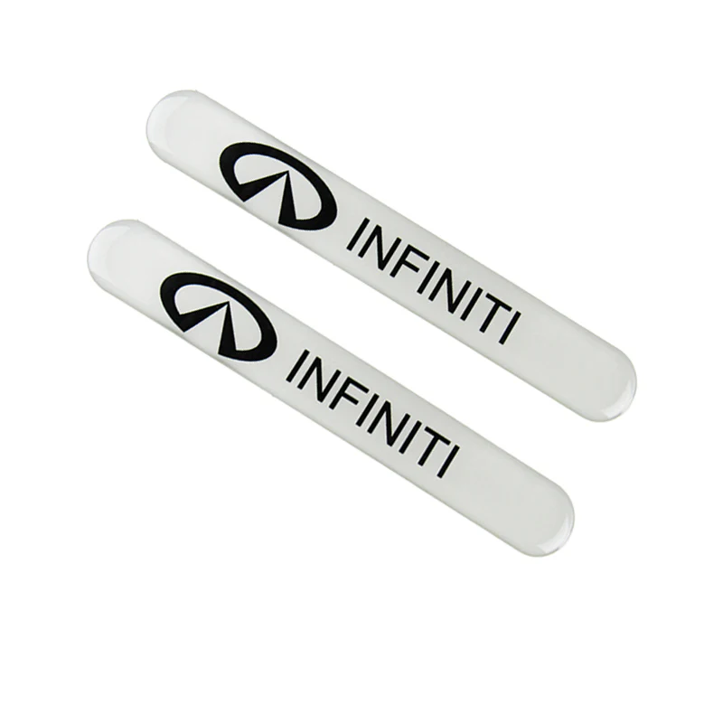 INFINITI Set LOGO Emblems with Black Keychain Tire Wheel Valves Air Caps - US SELLER - Image 8