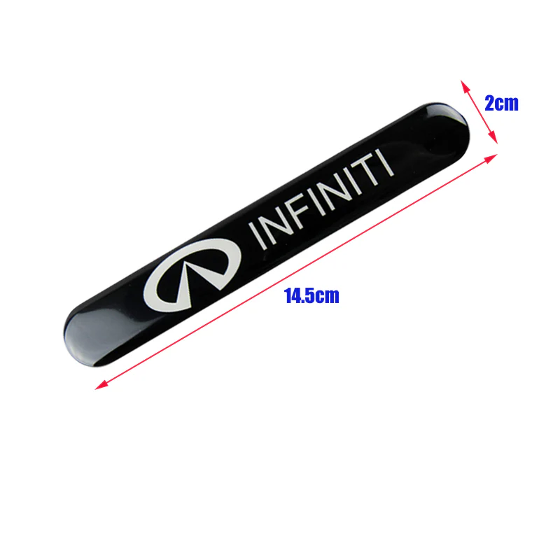 INFINITI Set LOGO Emblems with Black Tire Wheel Valves Air Caps Keychain - US SELLER - Image 5
