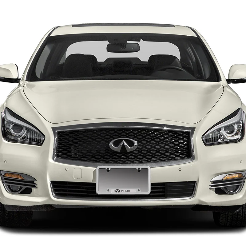 INFINITI Stainless Steel 2pcs License Plate Frame with Caps Bolt Brand New SET - Image 6