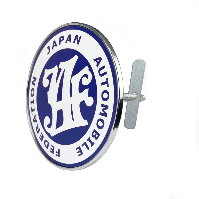 JAF Japan Automobile Federation 3 pcs Set JDM Pink Emblem +2 Alternative Badge Stickers For Toyota Front Grille - Image 9