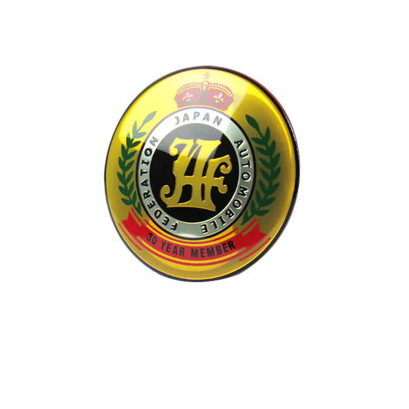 JAF Japan Automobile Federation 30 Year Member JDM Logo Emblem Badge Decal Sticker - Image 13