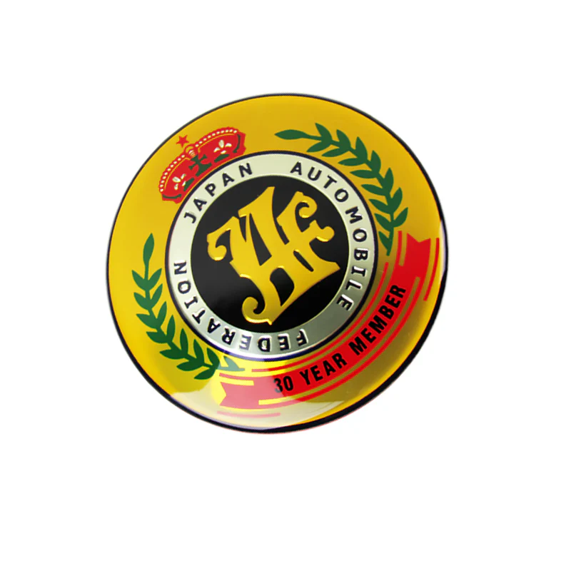 JAF Japan Automobile Federation 30 Year Member JDM Logo Emblem Badge Decal Sticker - Image 9
