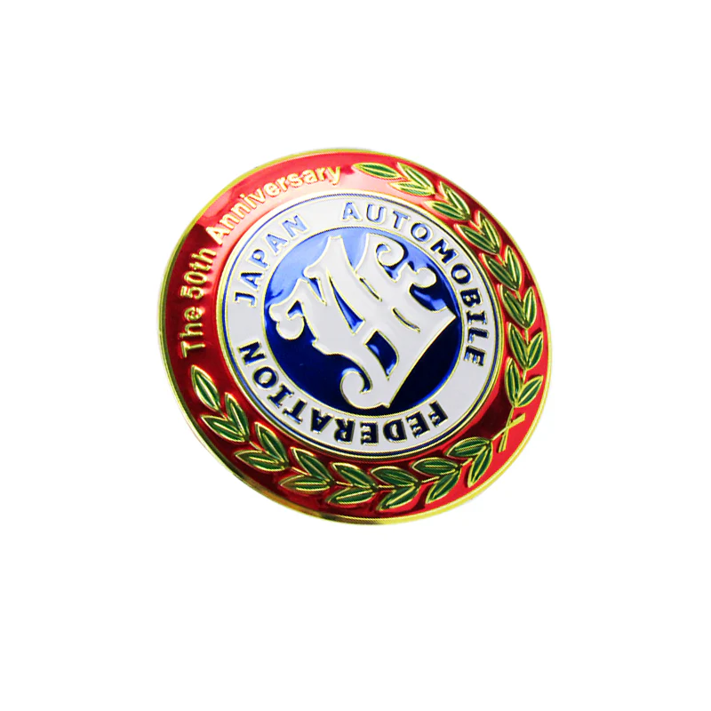 JAF Japan Automobile Federation 50th Anniversary JDM Logo Emblem Badge Decal For Toyota Front Grille - Image 7
