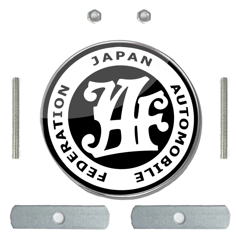 JAF Japan Automobile Federation JDM BLACK Emblem Badge For Toyota Front Grille - Image 6