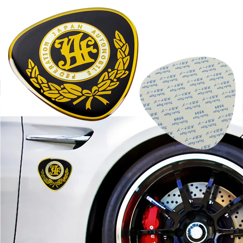 JAF Japan Automobile Federation JDM Logo Emblem Badge Decal Sticker - Image 4