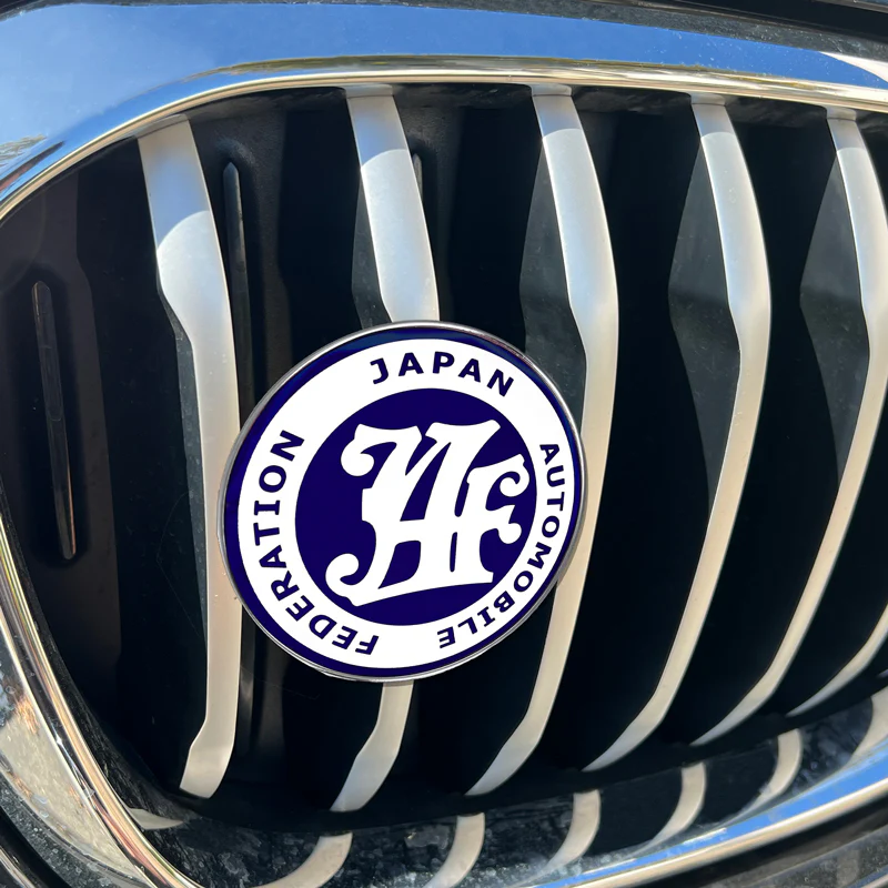 JAF Japan Automobile Federation JDM Blue Emblem Badge For Toyota Front Grille - Image 4