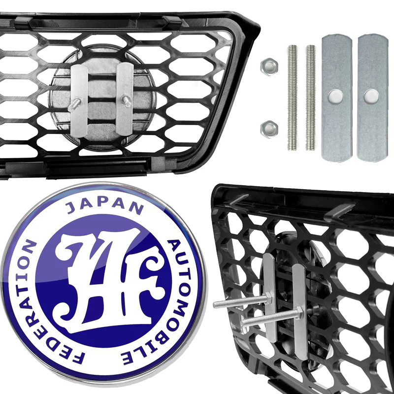 JAF Japan Automobile Federation JDM Blue Emblem Badge For Toyota Front Grille - Image 6