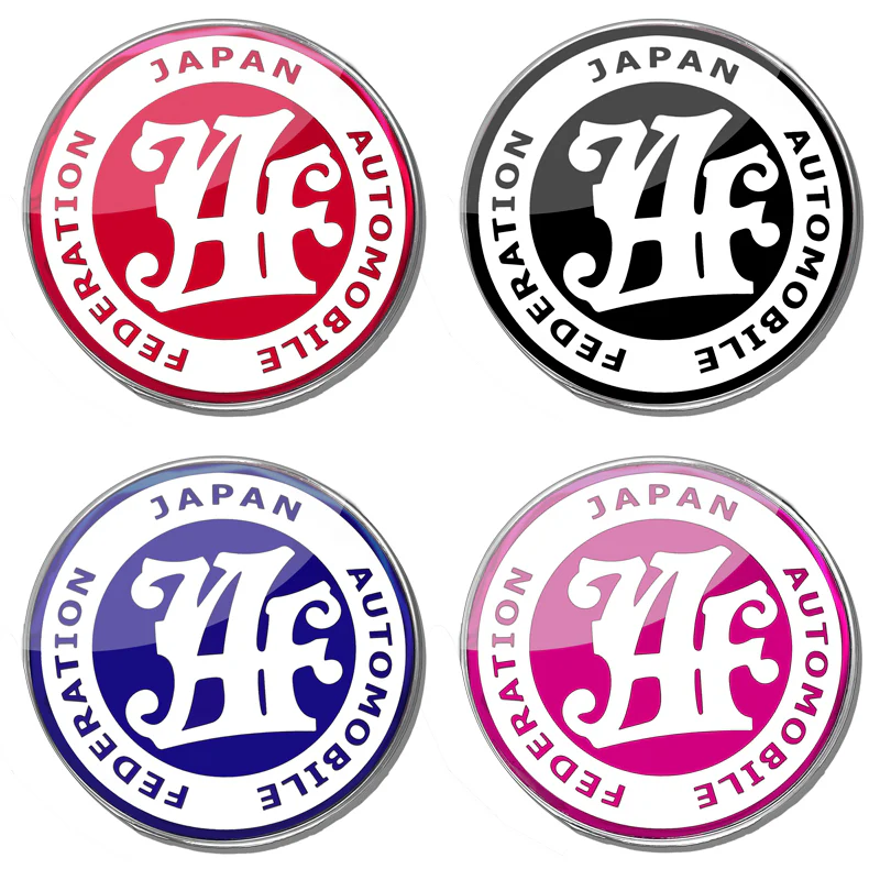JAF Japan Automobile Federation JDM Blue Emblem Badge For Toyota Front Grille - Image 8