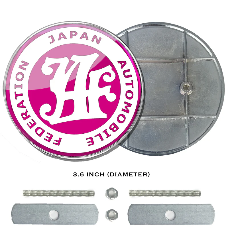 JAF Japan Automobile Federation JDM New Emblem Badge For Toyota Front Grille - Image 2