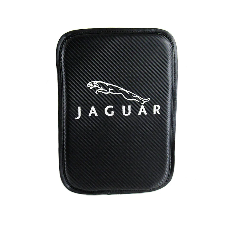 Jaguar Carbon Fiber Look Embroidered Armrest Cushion - Image 4