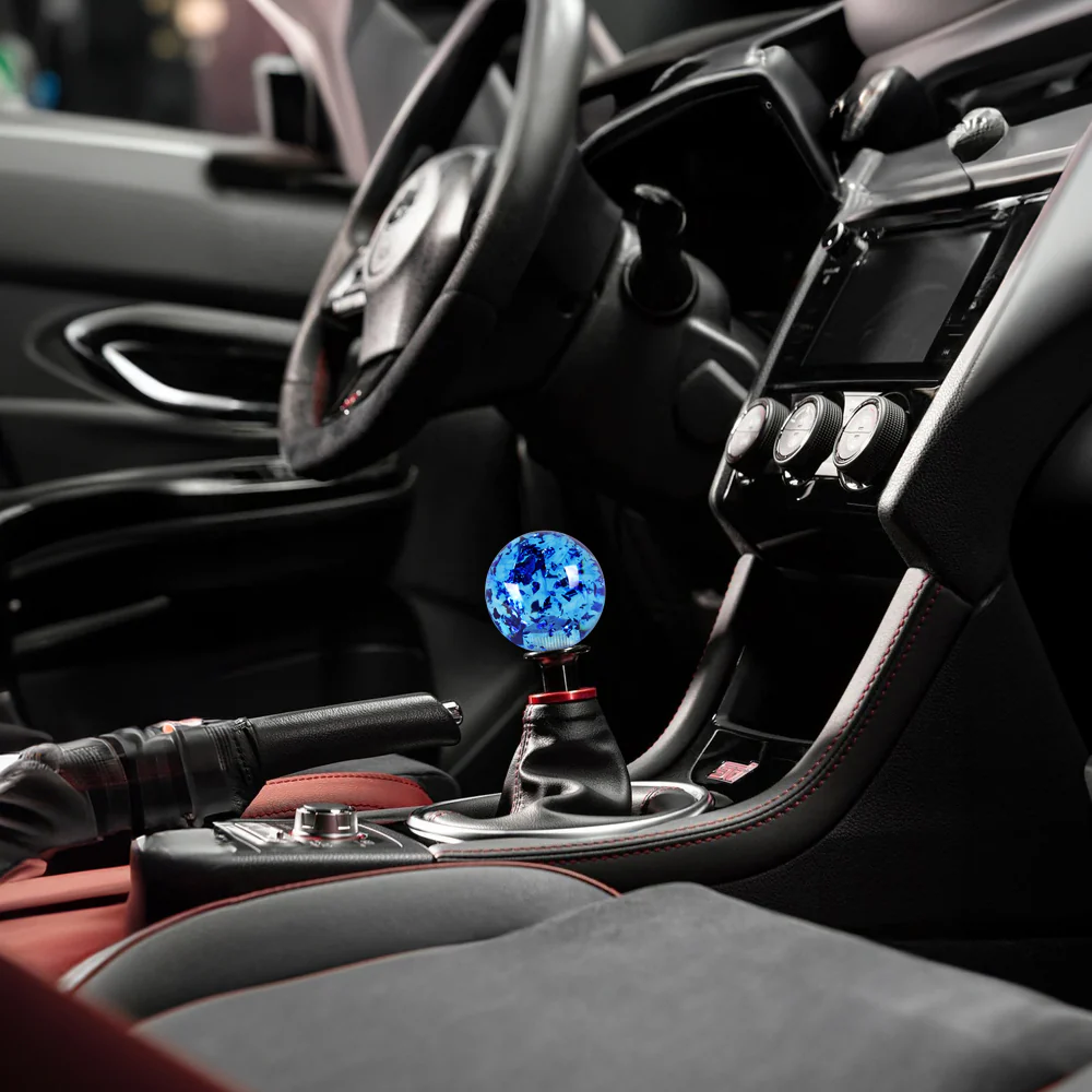 JDM 58mm Round Ball Sphere Glitter Manual Gear Stick Shift Knob Lever Shifter - Image 11