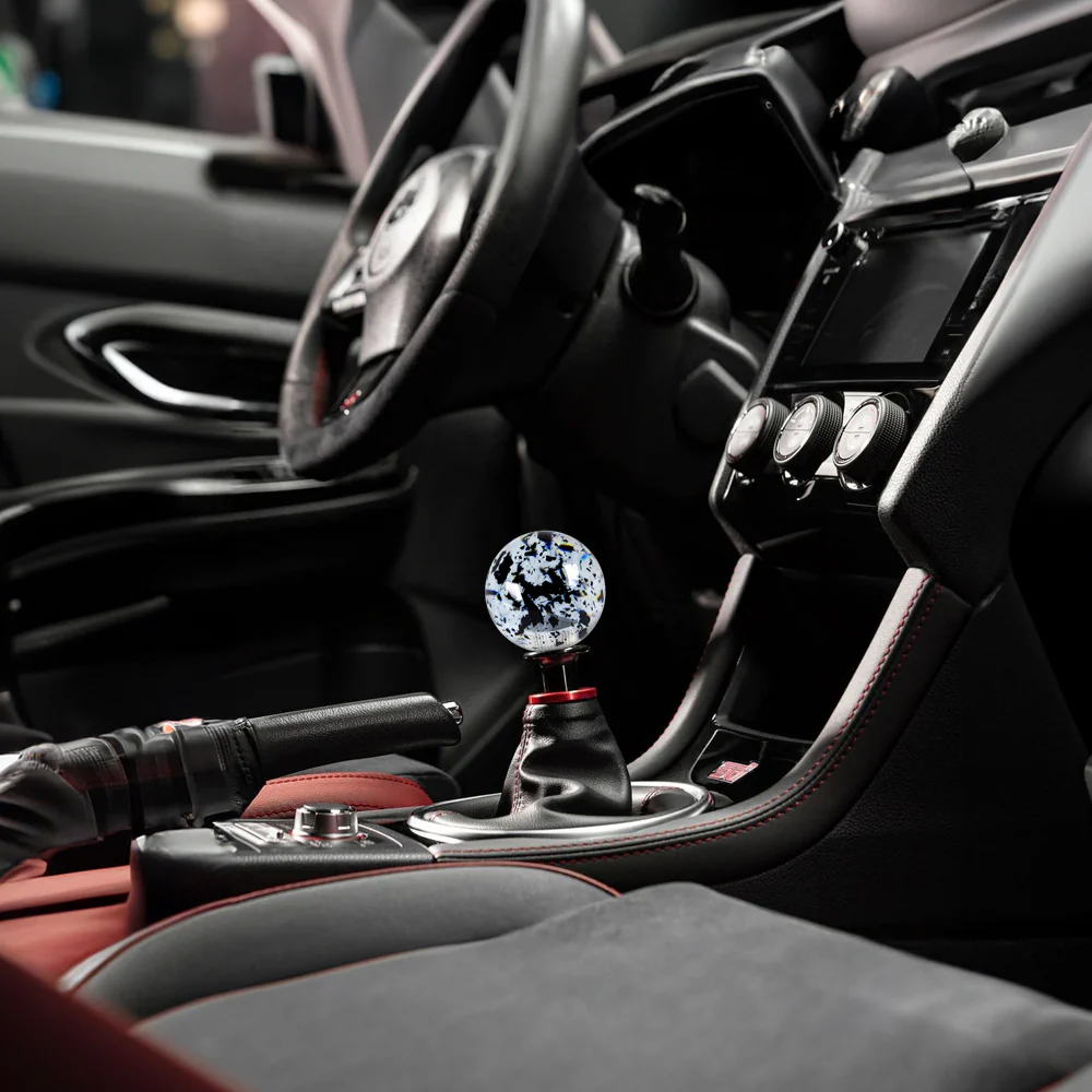 JDM 58mm Round Ball Sphere Glitter Manual Gear Stick Shift Knob Lever Shifter - Image 12