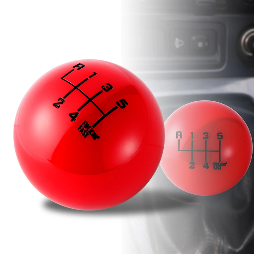 JDM 58mm Round Racing FuckING Fast Manual Gear Stick Shift Knob Lever Shifter - Image 11