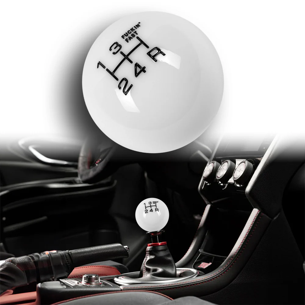 JDM 58mm Round Racing FuckING Fast Manual Gear Stick Shift Knob Lever Shifter - Image 3