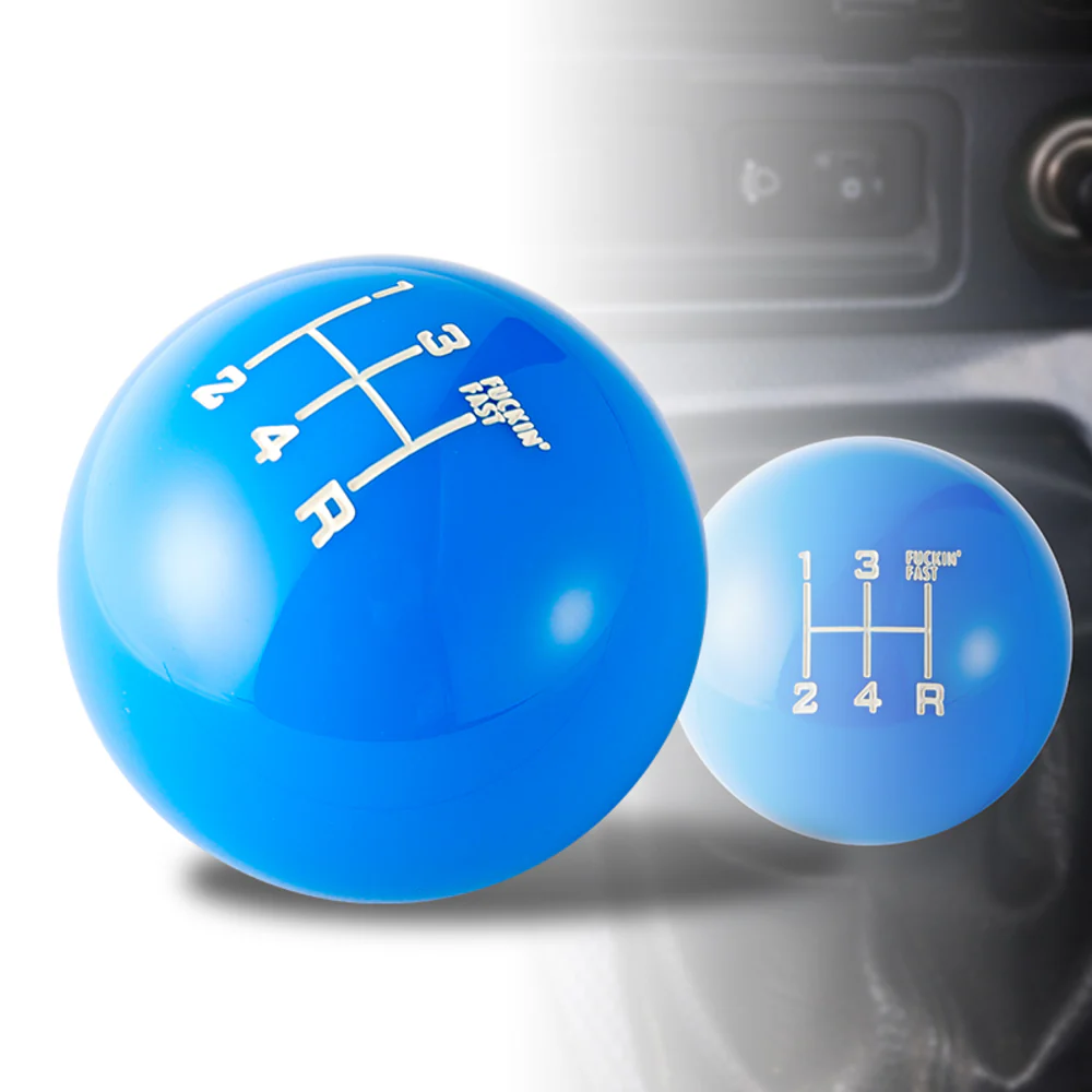 JDM 58mm Round Racing FuckING Fast Manual Gear Stick Shift Knob Lever Shifter - Image 6