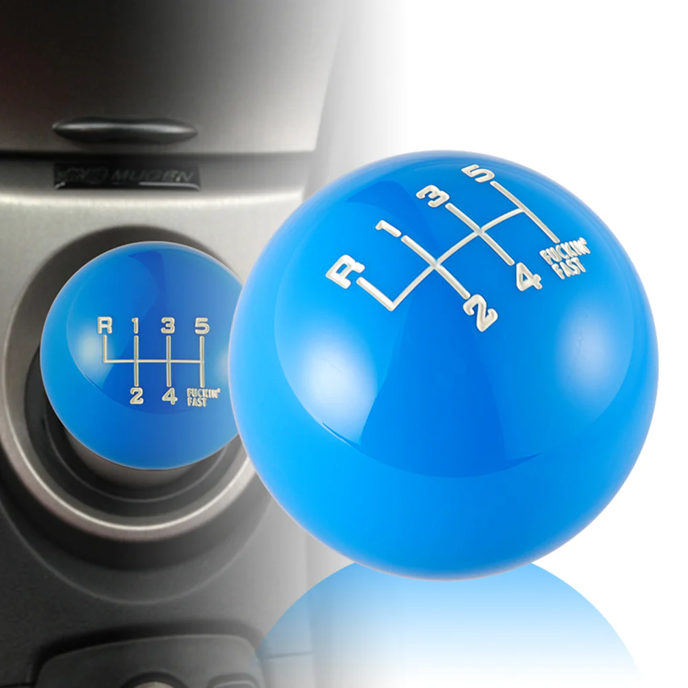 JDM 58mm Round Racing FuckING Fast Manual Gear Stick Shift Knob Lever Shifter - Image 7