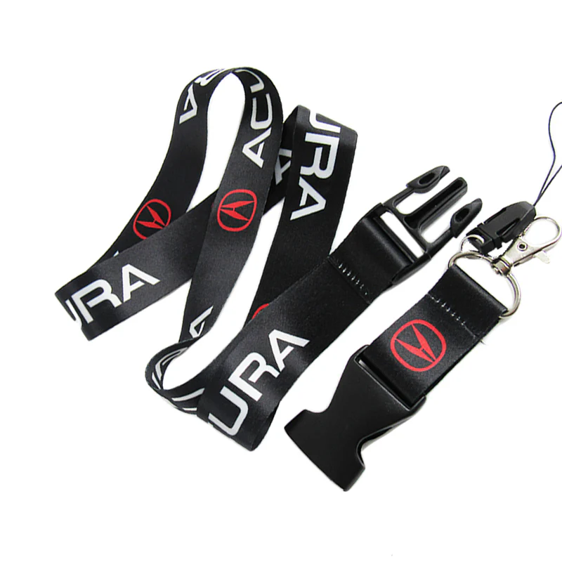 Acura Black Keychain Lanyard - Image 3