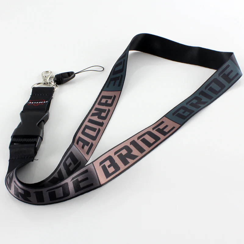 JDM BRIDE Carbon Embroidery Seat Belt Cover Shoulder Pads with Bride Keychain - Image 7