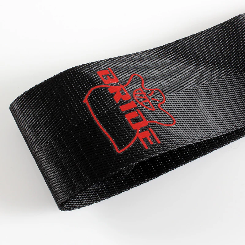 Bride Black Racing Tow Strap for Front / Rear Bumper - Image 5