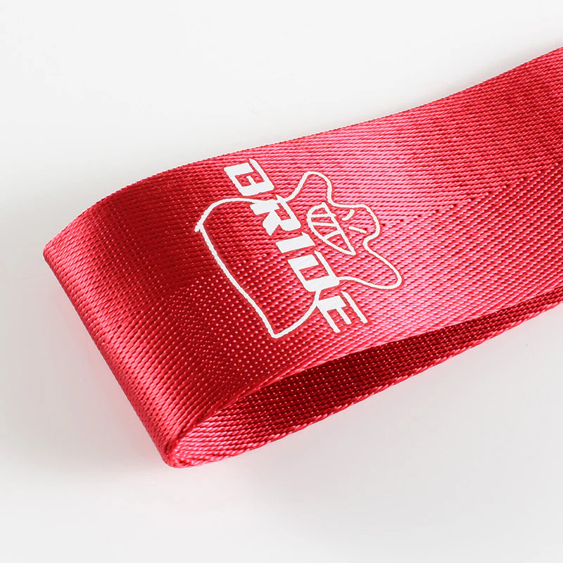 Bride Red Racing Tow Strap for Front / Rear Bumper - Image 4