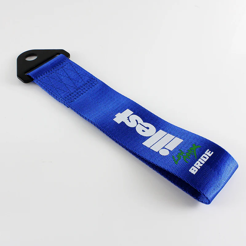 Illest Bride Blue Racing Tow Strap for Front / Rear Bumper - Image 3