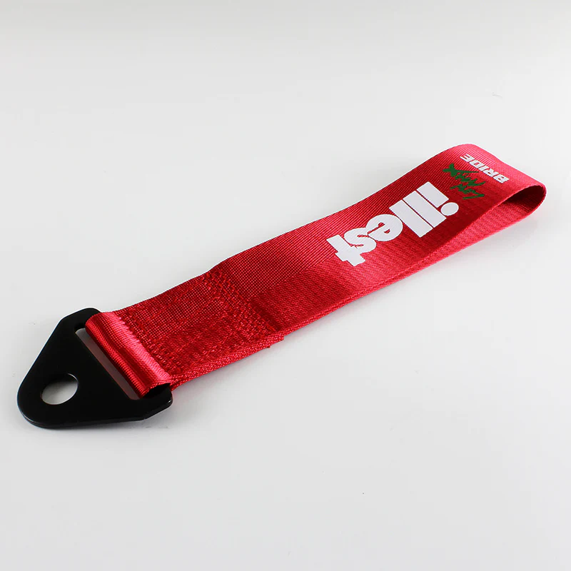 Illest Bride Red Racing Tow Strap for Front / Rear Bumper - Image 4