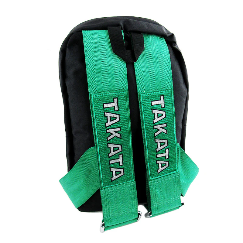 Bride Gradation Cloth Backpack with Takata Green Harness Adjustable Shoulder Straps - Image 5