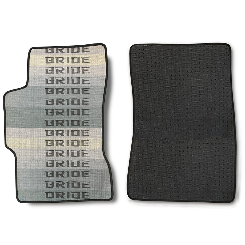 JDM Bride Racing Fabric Floor Mats Interior Carpets for 03-07 Honda Accord 2PCS - Image 6