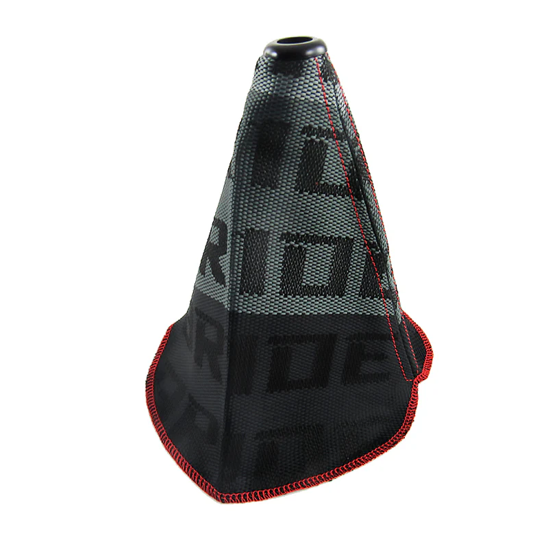 Bride Red Stitched Gradation Fabric Shifter Boot Cover - Image 6