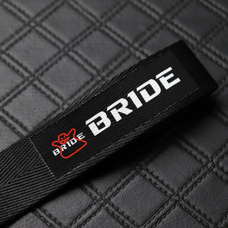 Bride Black Keychain with Metal key Ring - Image 4