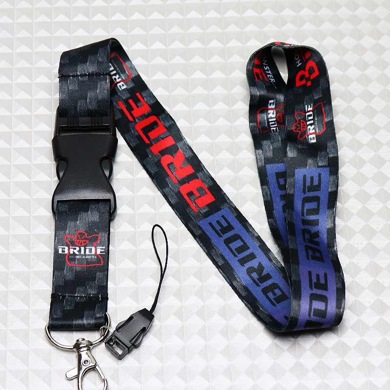Bride Black Carbon Style Keychain Lanyard - Image 3