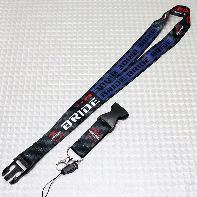 Bride Black Carbon Style Keychain Lanyard - Image 4