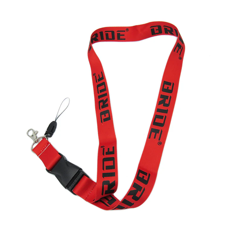 JDM BRIDE Set Carbon Embroidery Seat Belt Cover Shoulder Pads with Bride Keychain - Image 3