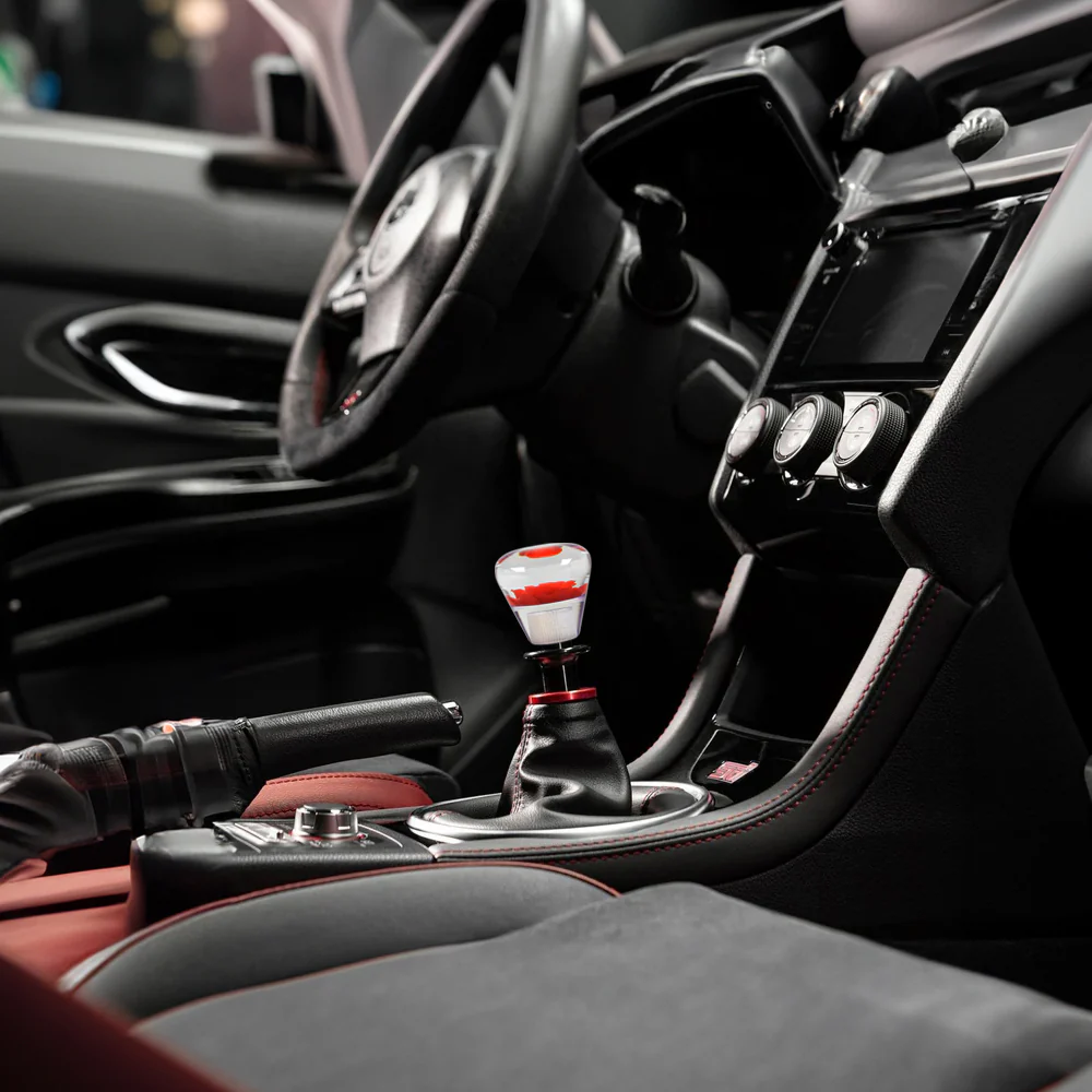 JDM Clear Real Rose Flower Diamond Shape Manual Gear Stick Shift Knob 50mm New - Image 16