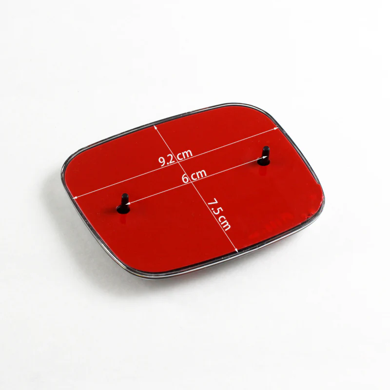 JDM H Emblem 2PCS Set Red Front & Rear For HONDA CIVIC Coupe 2DR Si DX EX 06-11 - Image 4