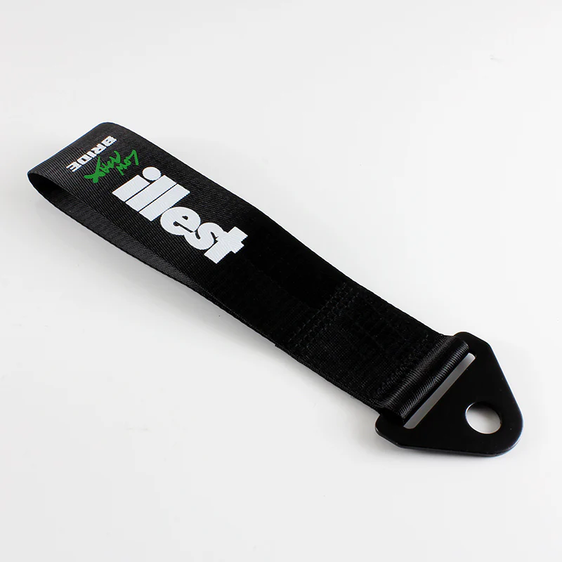 Illest Bride Black Racing Tow Strap for Front / Rear Bumper - Image 5