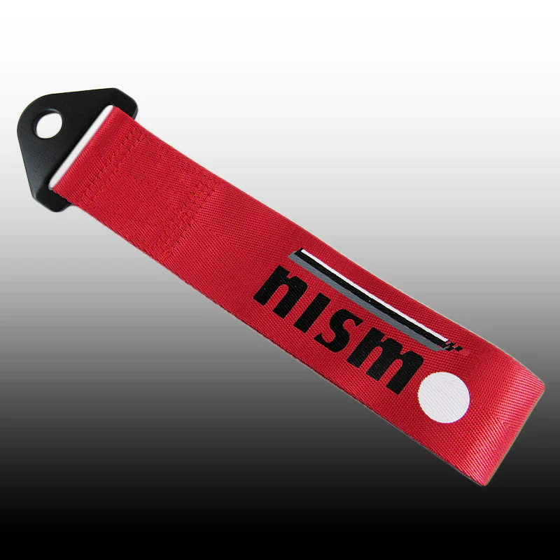 Nissan Nismo Red Racing Tow Strap for Front / Rear Bumper - Image 4