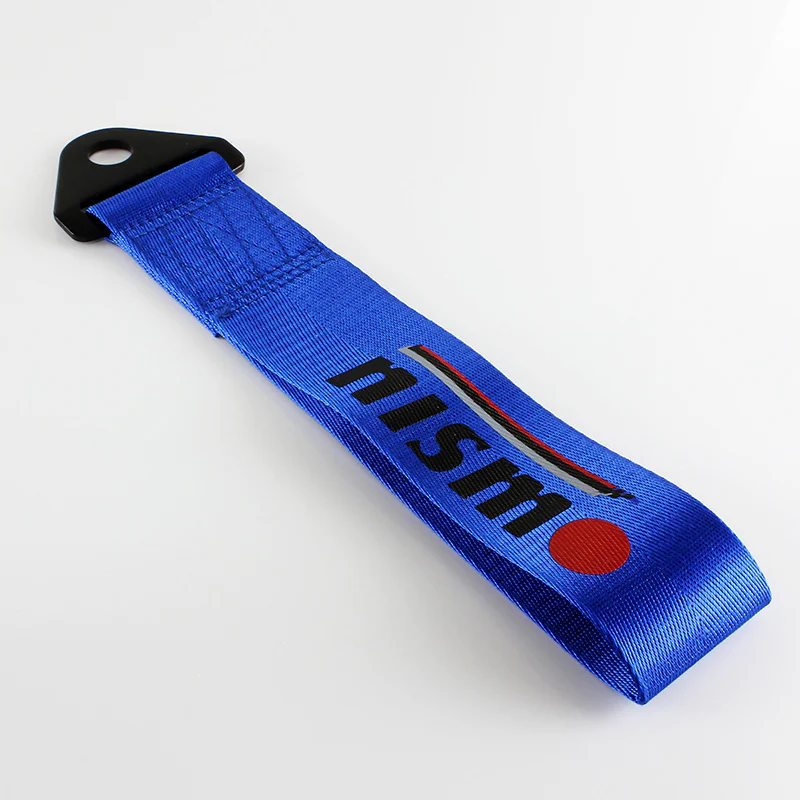 Nissan Nismo Blue Racing Tow Strap for Front / Rear Bumper - Image 4