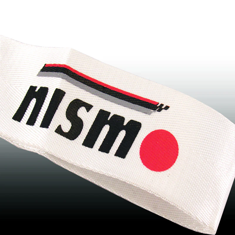 Nissan Nismo White Racing Tow Strap for Front / Rear Bumper - Image 3