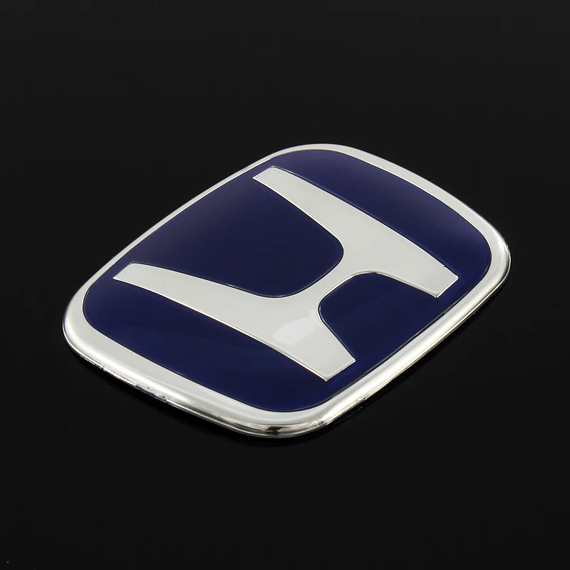 JDM Honda Blue Set H Emblem For Steering Wheel JDM J'S TYPE B 50MM X 40MM with Logo Keychain Metal Key Ring - Image 3