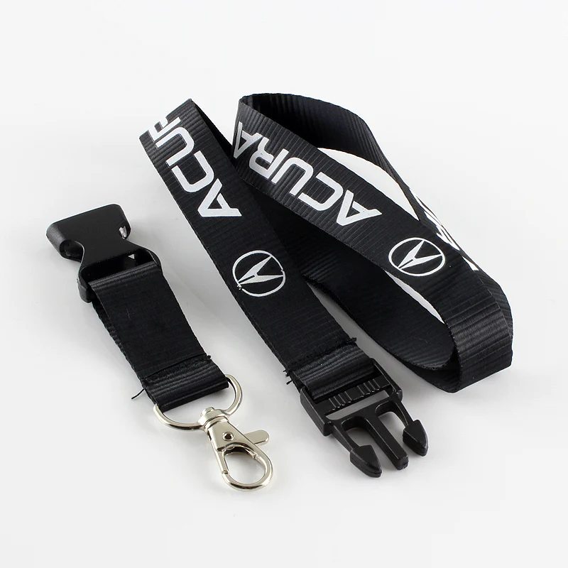 Acura Black Keychain Lanyard - Image 3